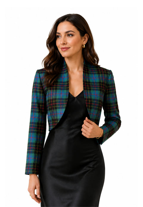 Wallace Tartan Bolero Jacket