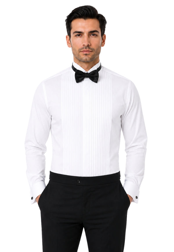 Wing Collar Tuxedo Shirt