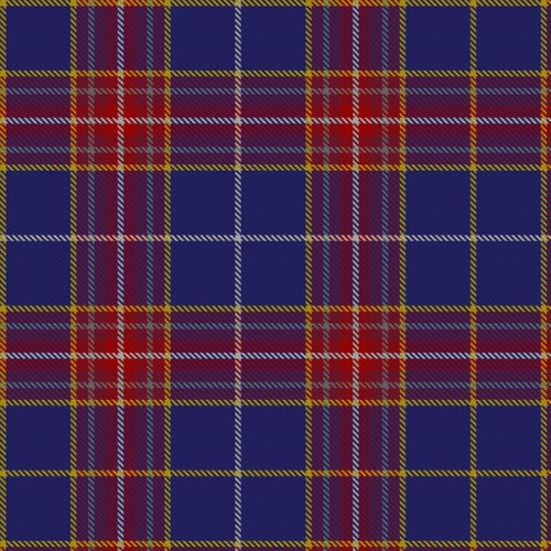 Wisconsin in Scotland University tartan swatch