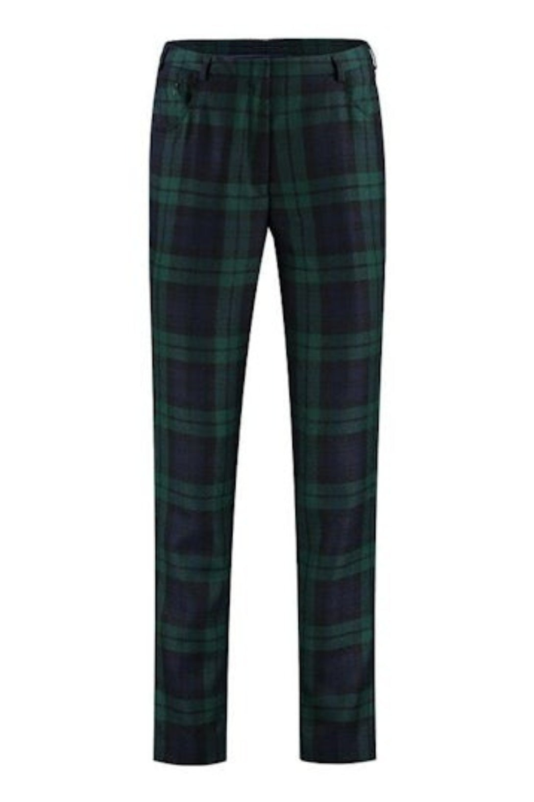 Slim Cut Tartan Trousers for Womens