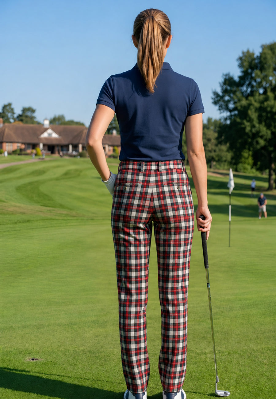 MacDonald Women's Tartan Golf Trouser