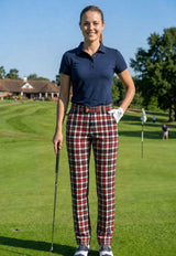 Women's Tartan Golf Trouser