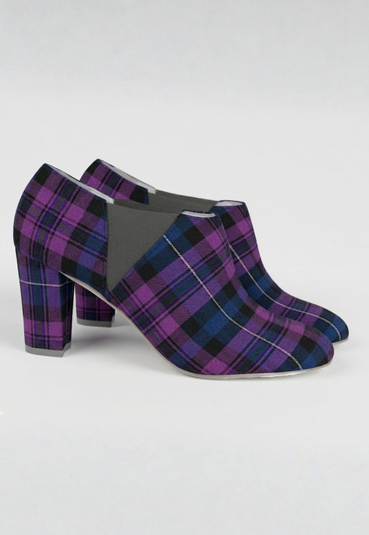 Women’s Tartan Heel Boots