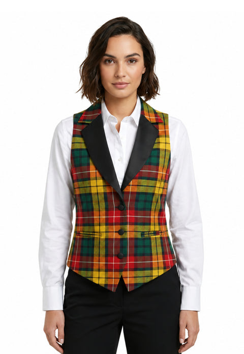 Bruce Tartan Waistcoat with Lapels