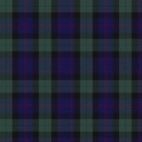 Woolmark The Plaid tartan swatch