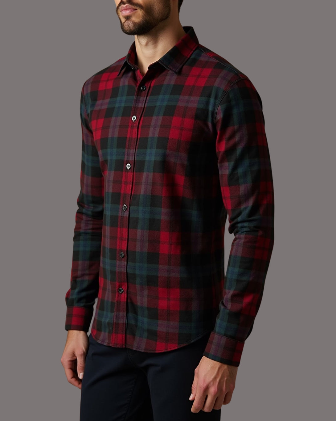 Plaid Full Sleeve Button Shirt