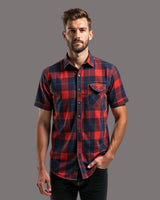 Buchanan Plaid Short Sleeve Button Shirt