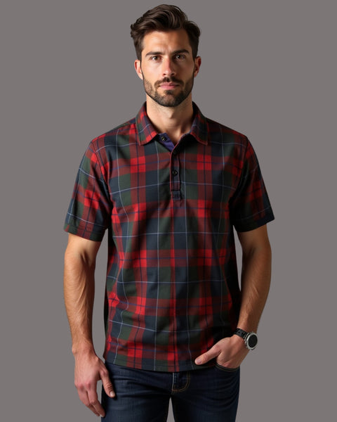Buchanan Plaid Polo Shirt