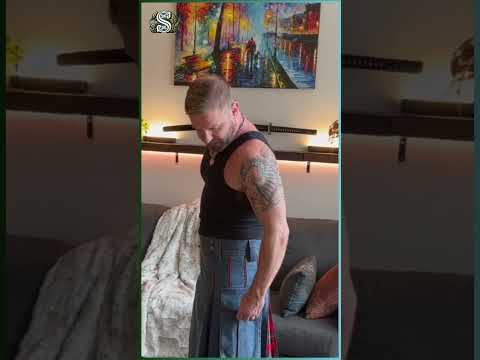Denim Tartan Kilt