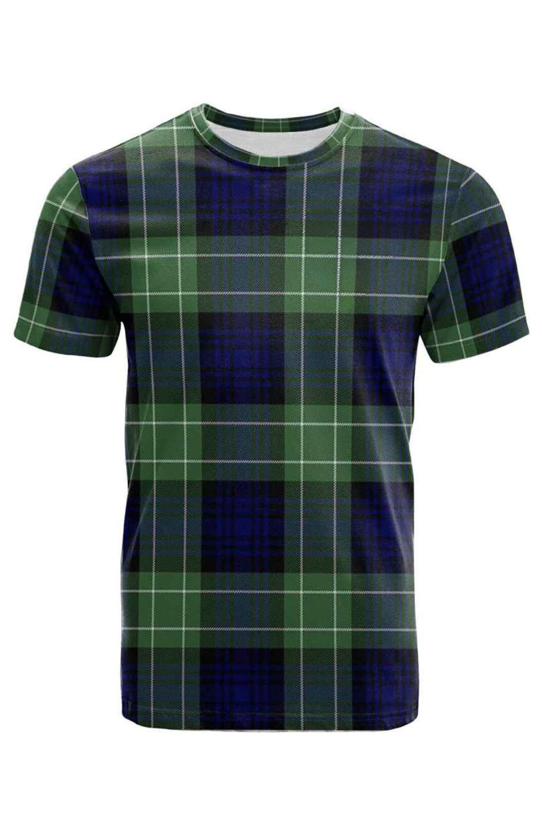 Round Neck Half Sleeve Plaid Shirt