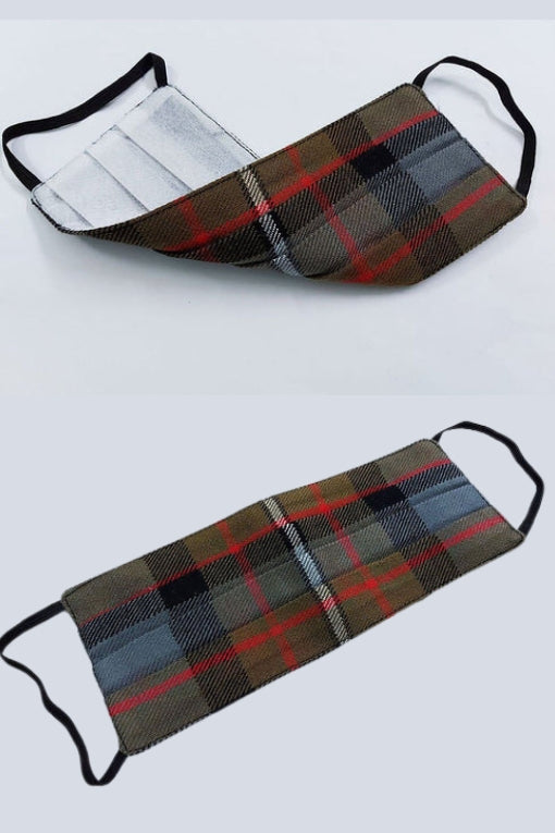 Tartan Face Shield mask