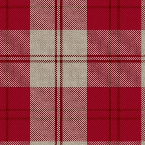 Ailsa Red tartan swatch