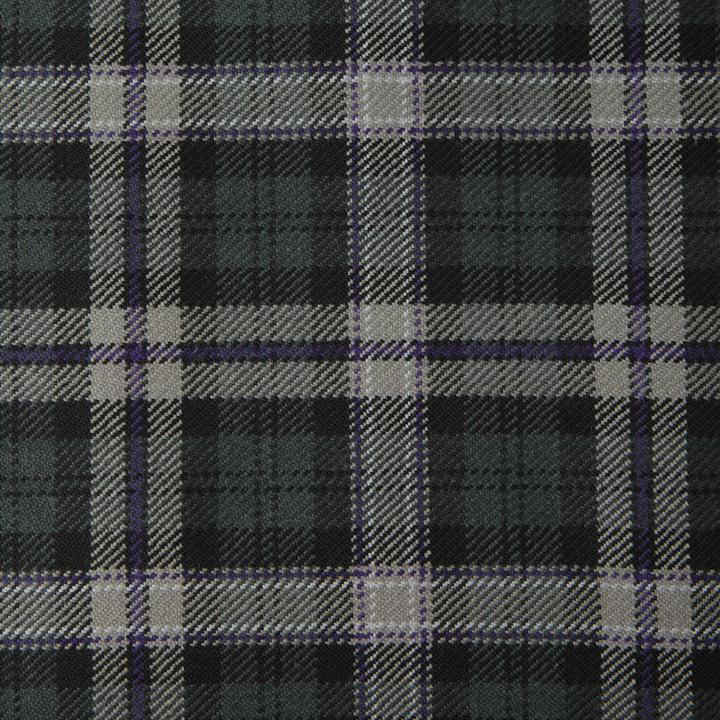 Black Scottish National tartan swatch