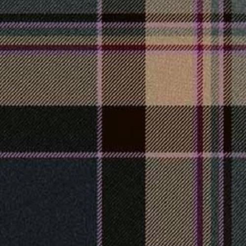 Clunie Burn Charcoal Tartan