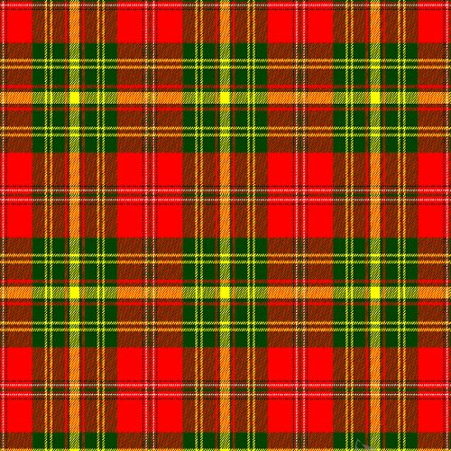 Leask tartan swatch