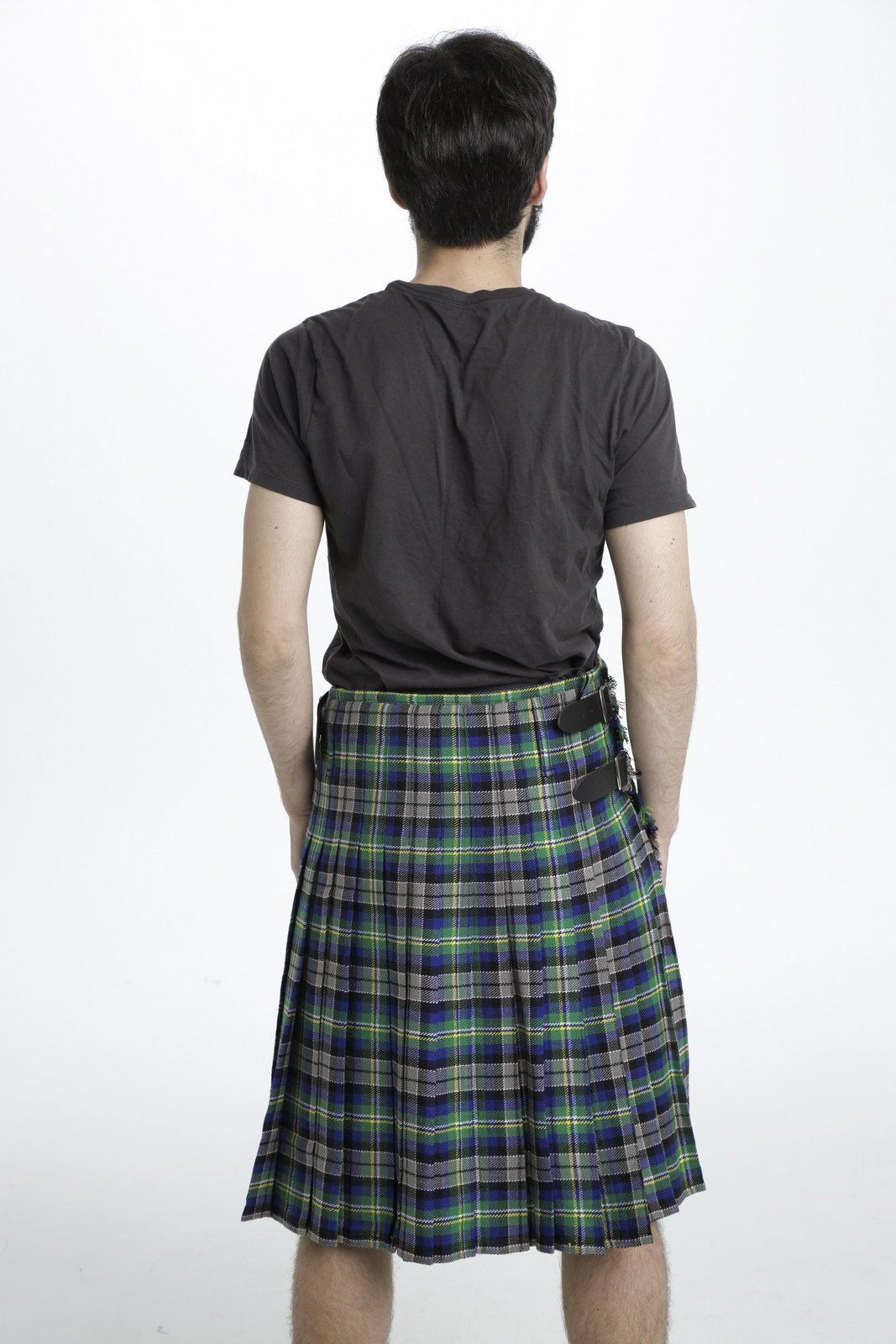 Abel Tartan kilt - Back view