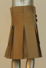 Aesthetic Kilt For SteamPunk - Back Side View