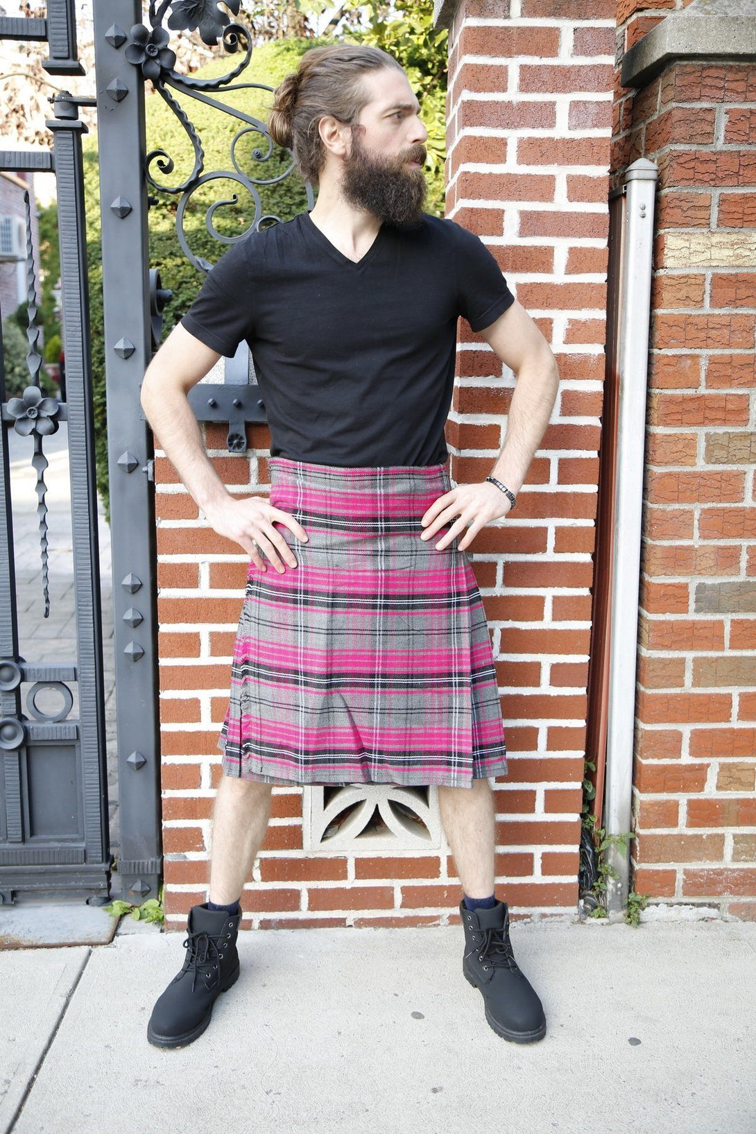 Ailsa Pink Tartan Kilt For Sale