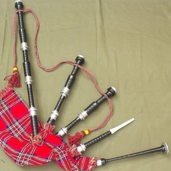 Bagpipe Professional Set - Black Fully Functional