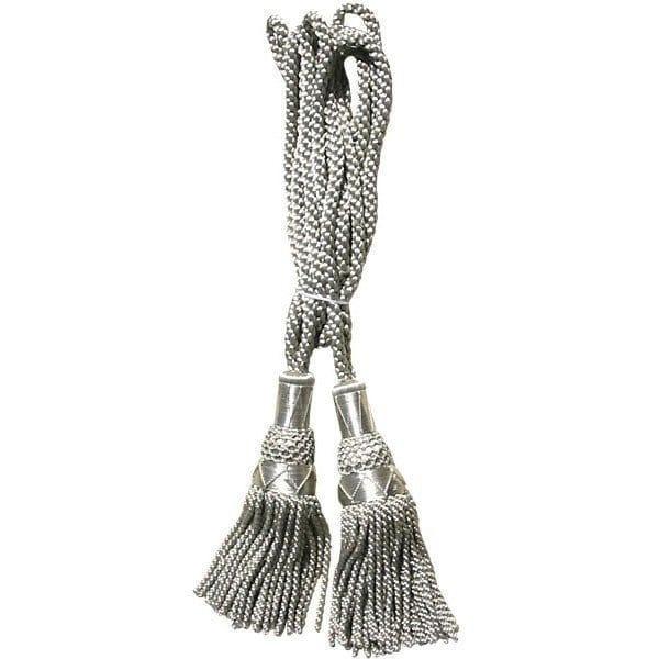   Bagpipe Silk Cord - Silver