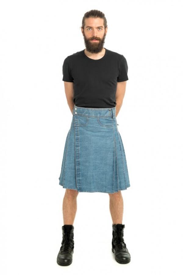 Vogue Denim Kilt