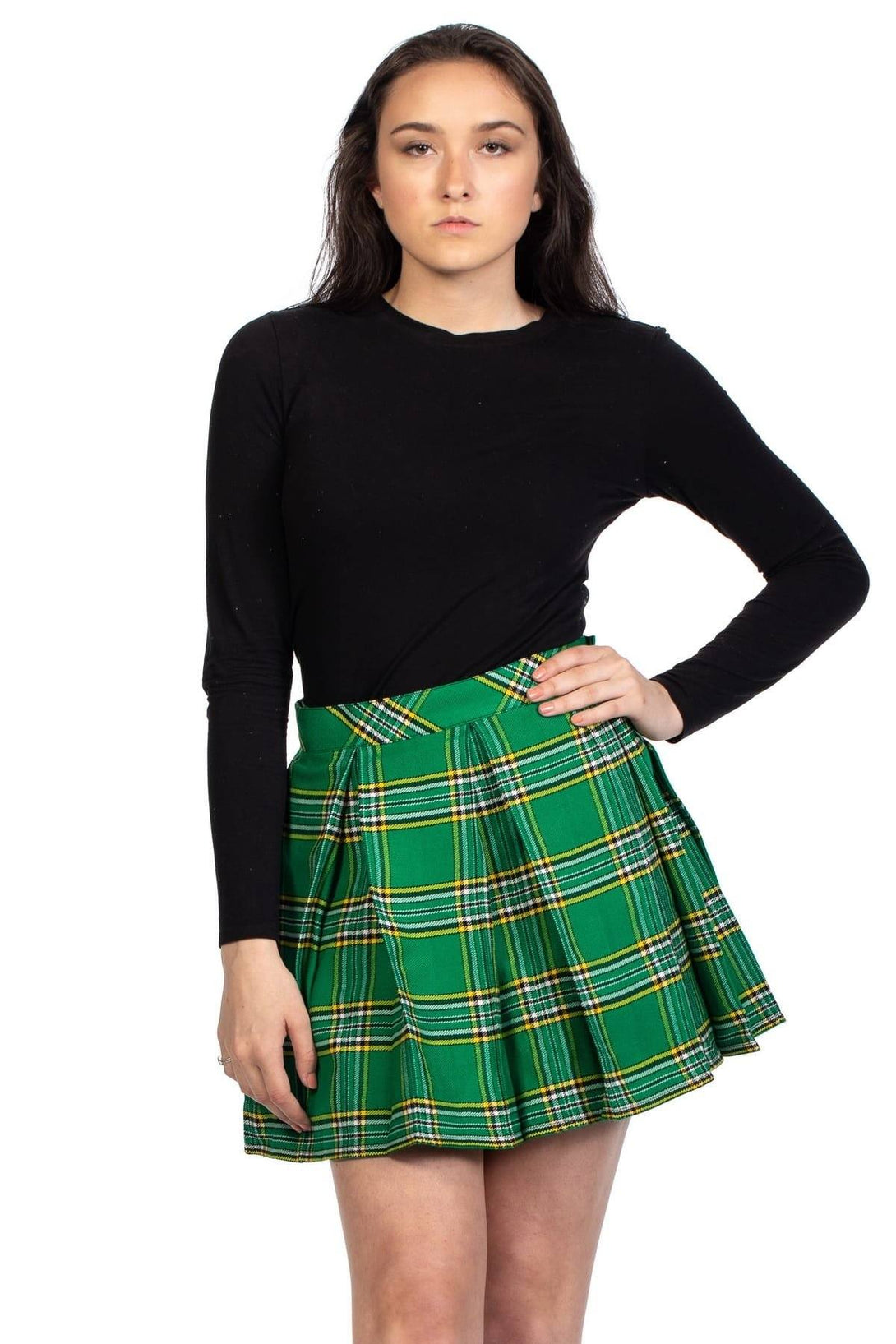 Box Pleated Tartan Skirt – Scottish Kilt