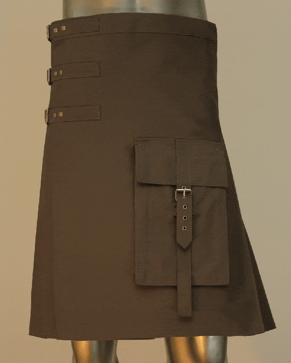 Brutal Grace Kilt For Active Men - Front Side View