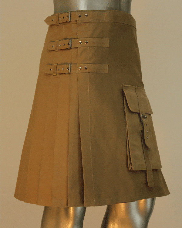  Brutal Grace Kilt for Active Men - Side View