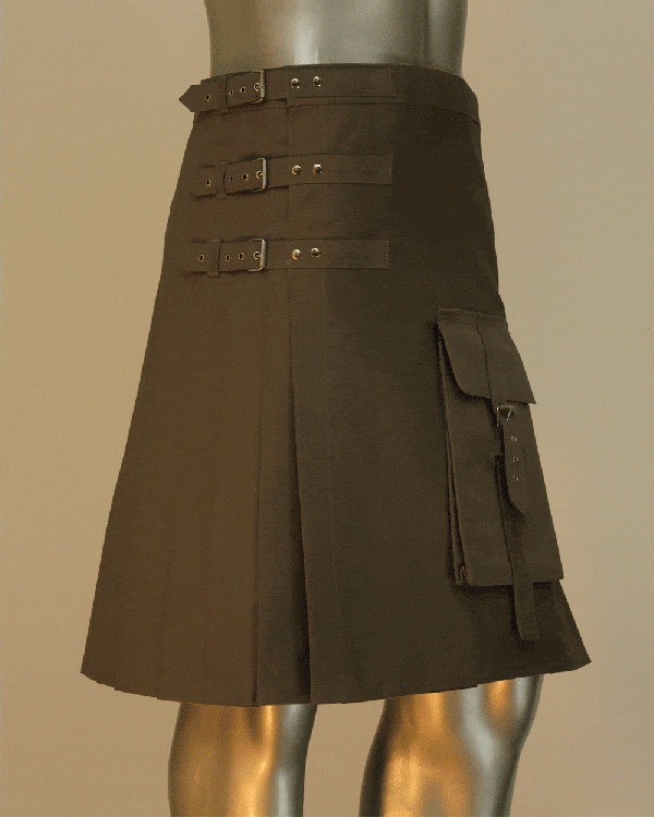 Brutal Grace Kilt For Active Men - Side View