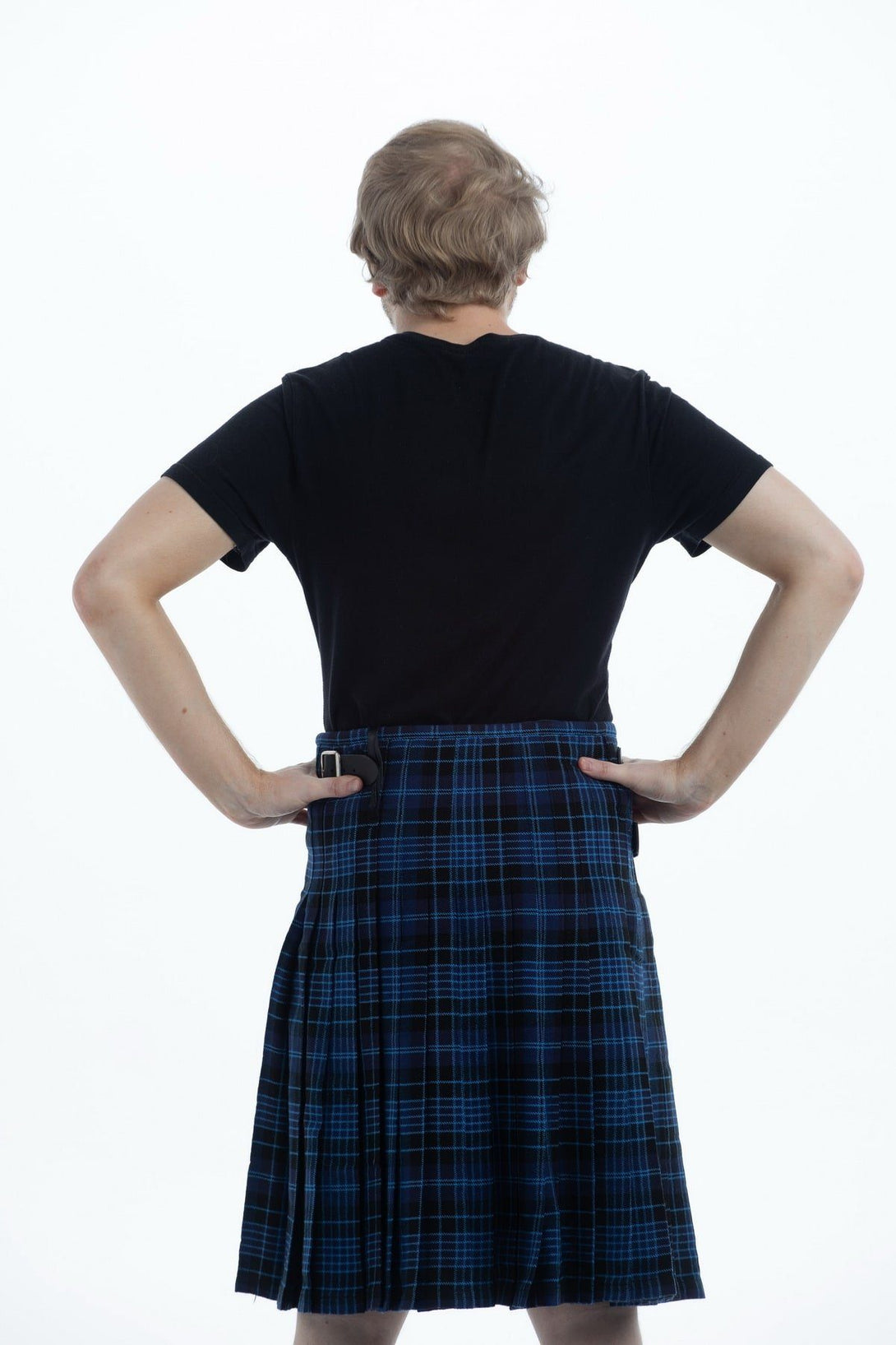 Clergy Tartan kilt - Back view