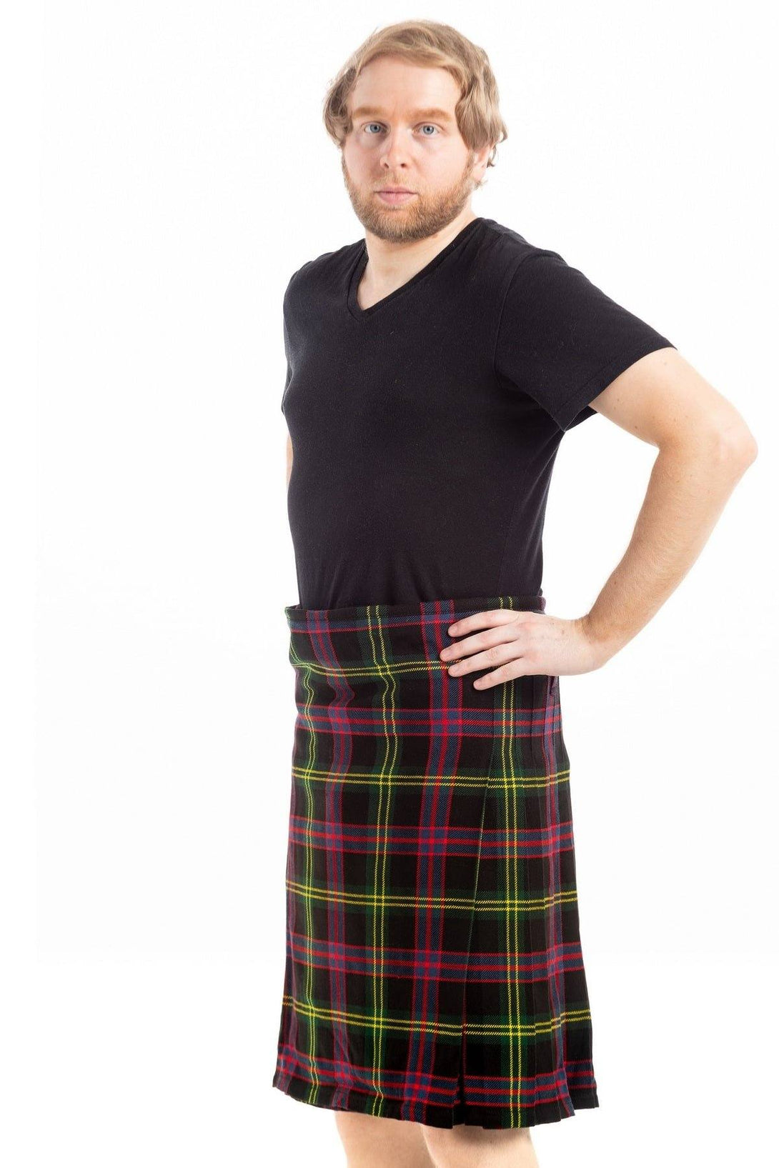 Buy Decent Black Tartan Kilt