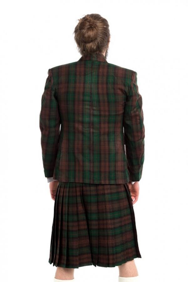 Tartan Jacket & Kilt Outfit back