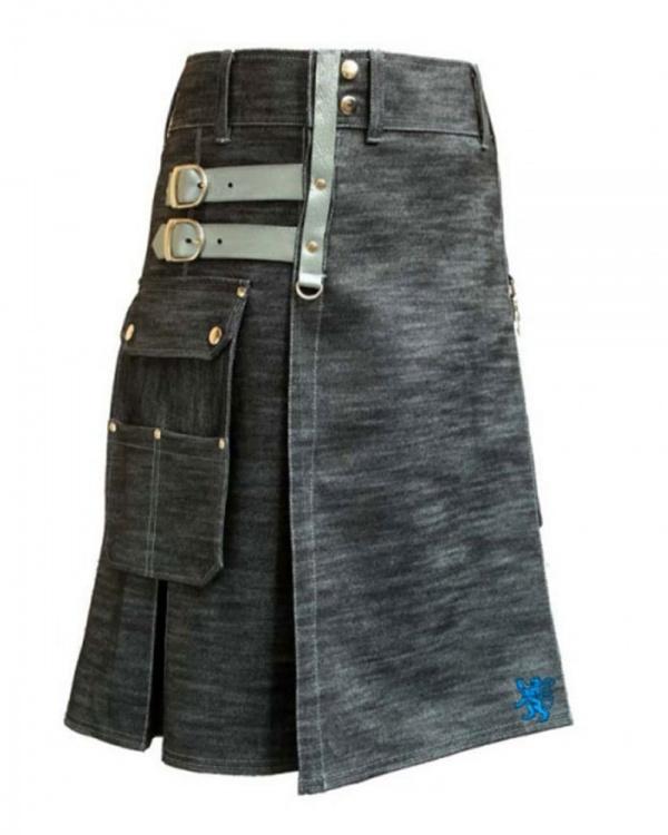 Denim Kilt for Stylish Men