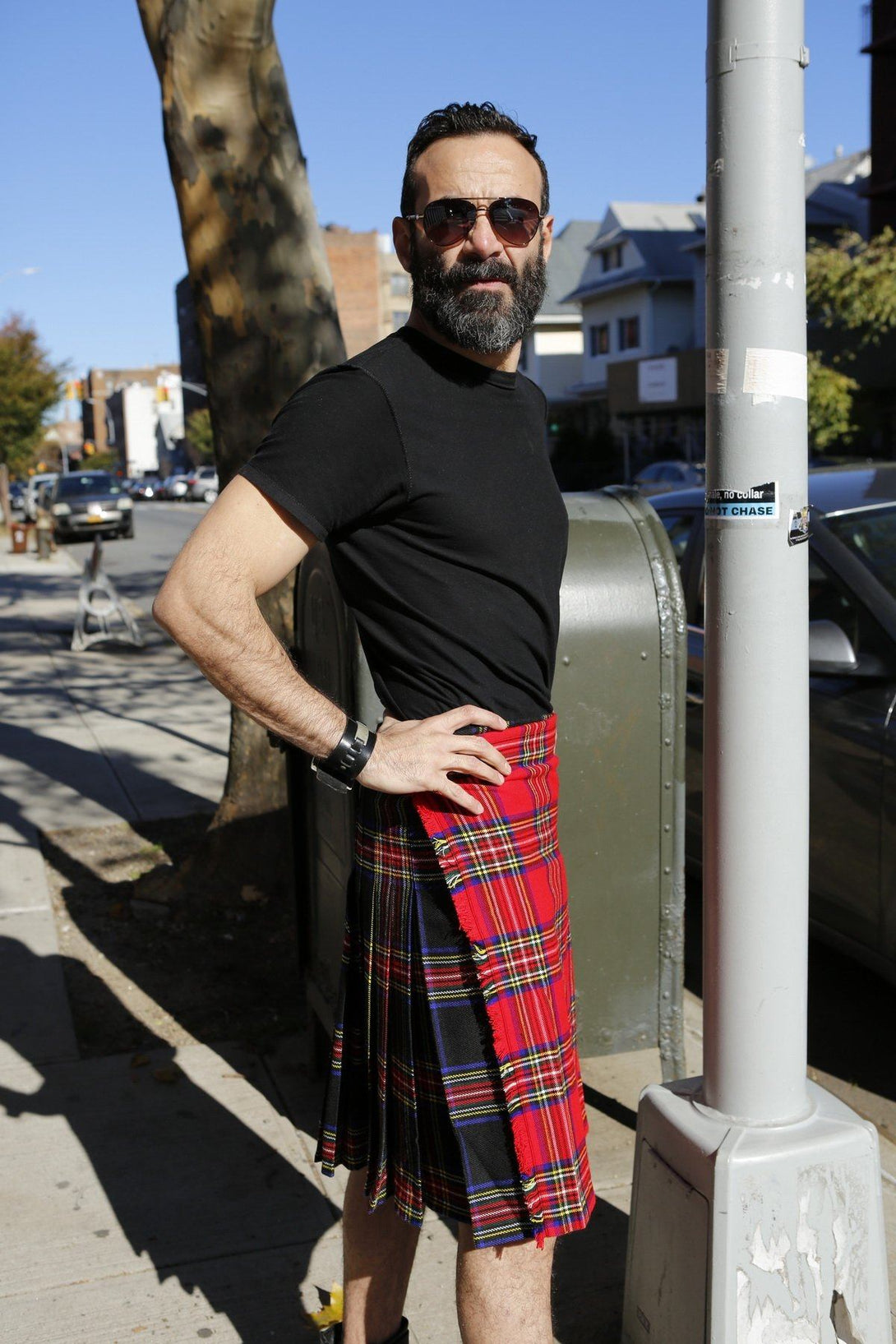 Exogamy Tartan Kilt - Right side view