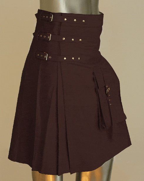 Fancy Fluttering Leather Kilt | Buy Tailor Made Leather Kilt – Scottish ...