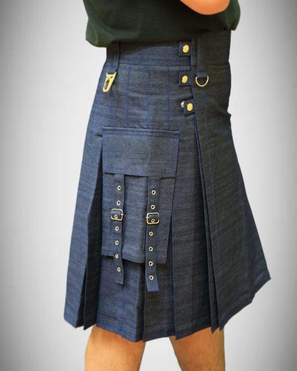 Fashion Denim Kilt 