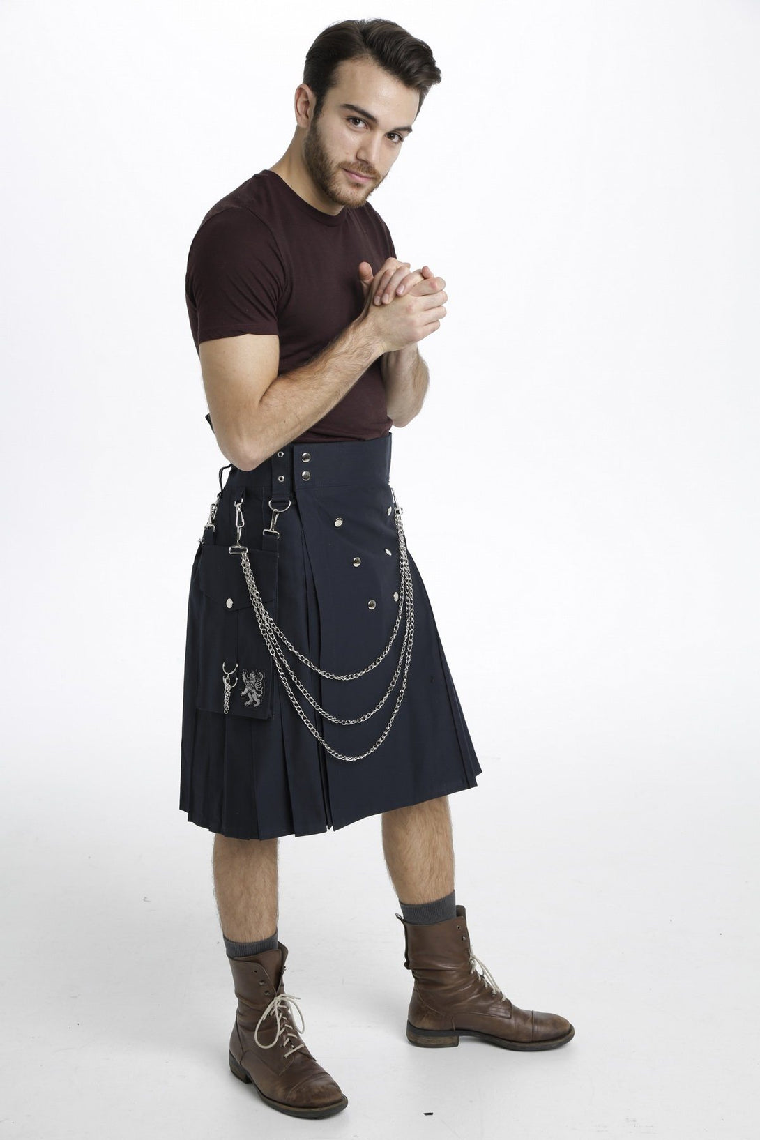 Fashion Kilt with Chain - Right Side View