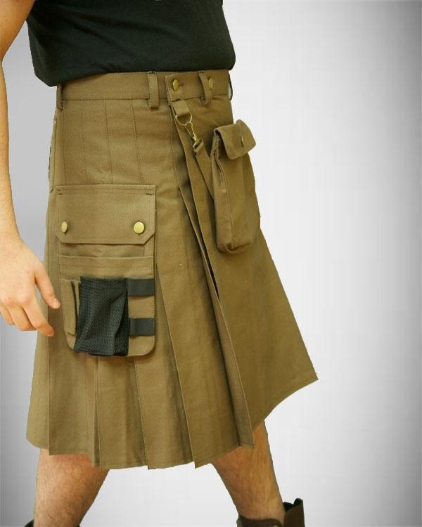 Fashion Utility Kilt - Left Side View