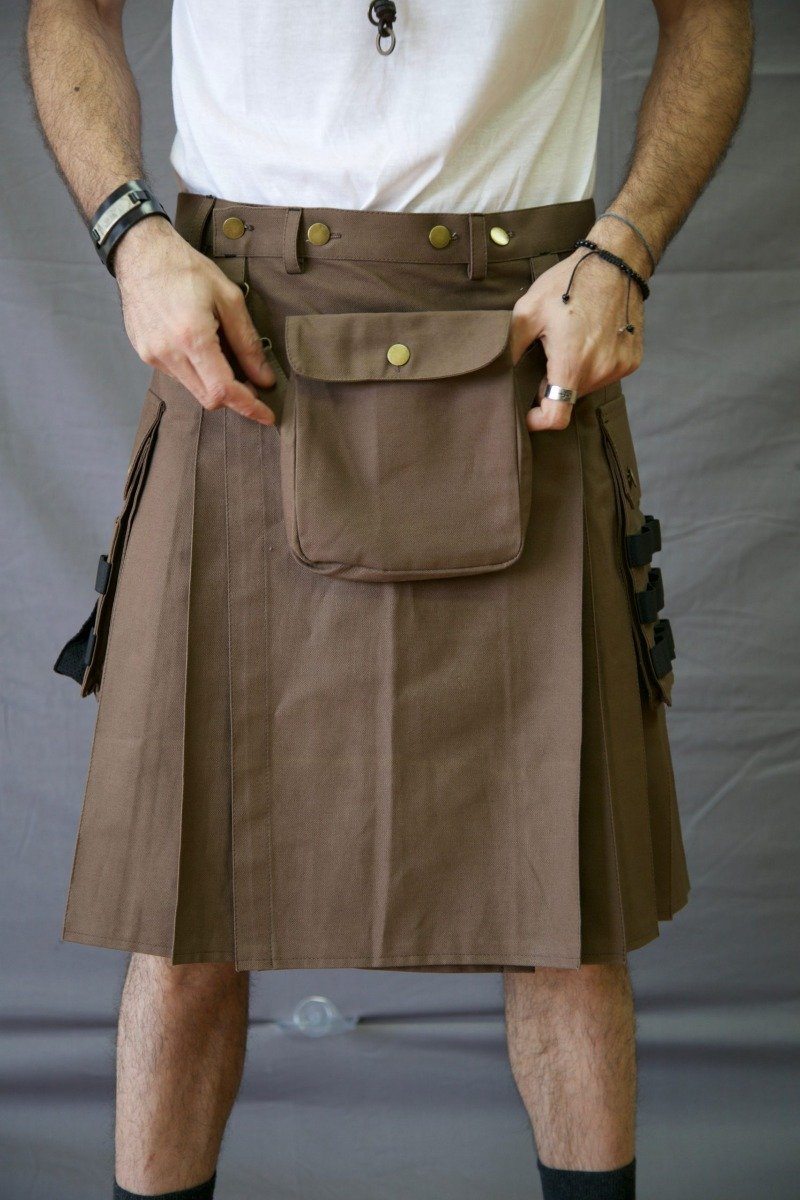 Fashion Utility Kilt with purse