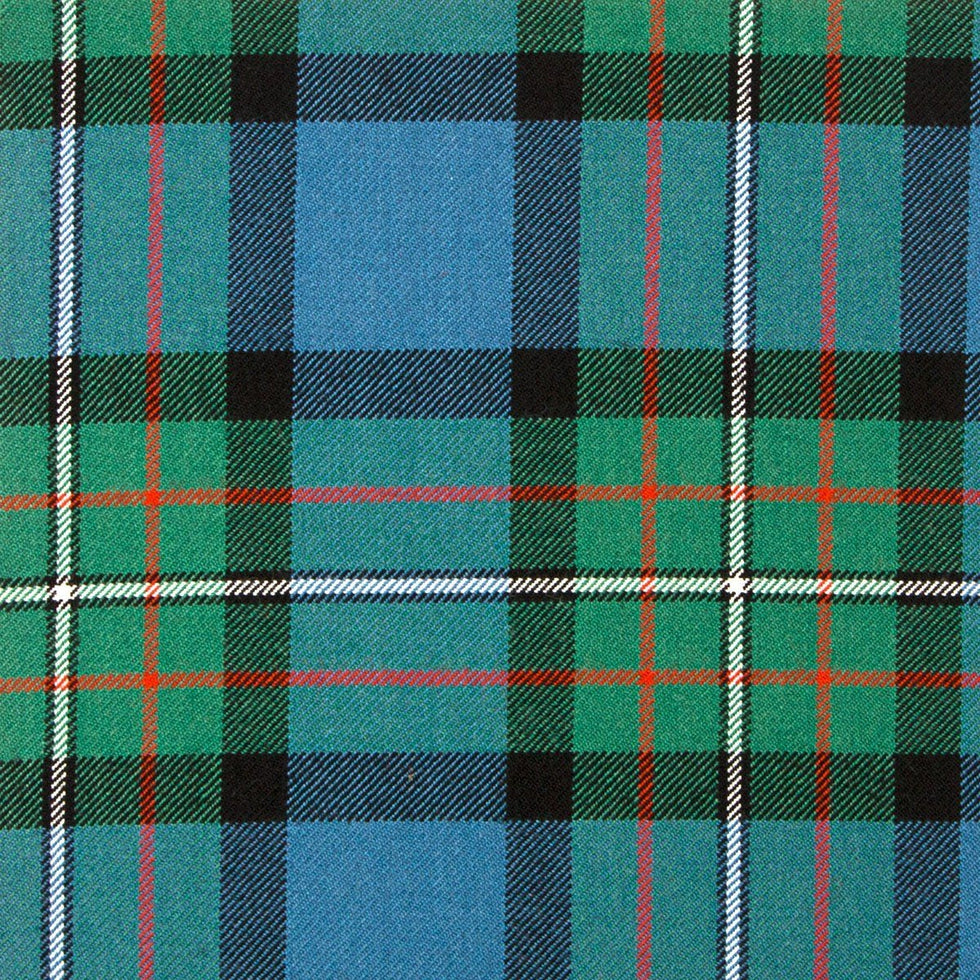 Ferguson Ancient Tartan Crest Black Garden Flag - Gold Thistle Style main image 1