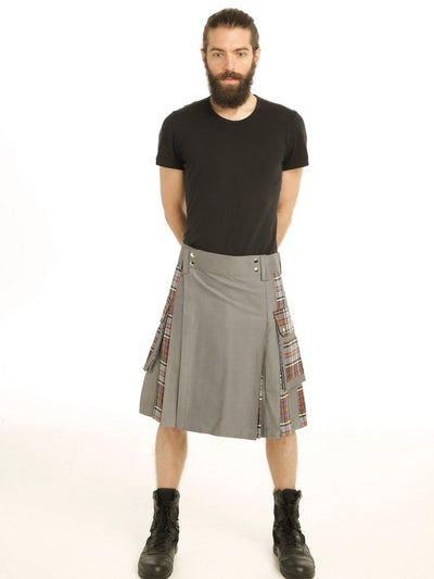 Gray Hybrid Kilt