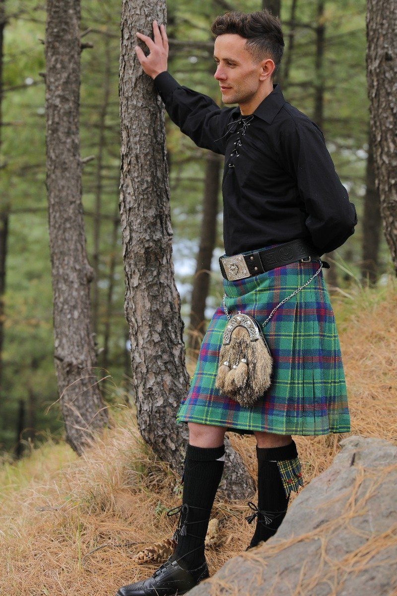 Gretna Green Tartan Kilt - Right side view