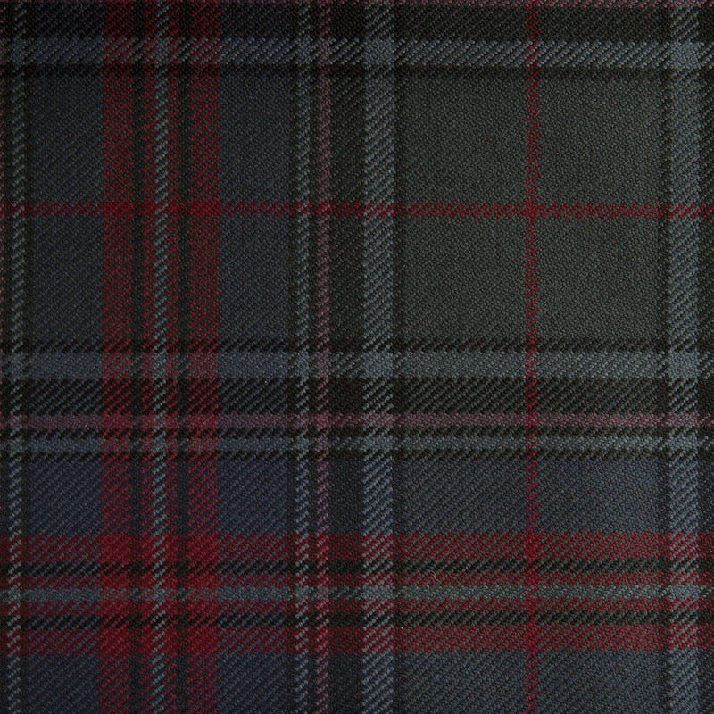 Grey Stewart tartan swatch