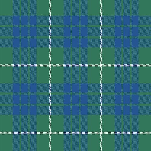 Hamilton Green Hunting Tartan Plaid Long Sleeve Button Shirt main image 1