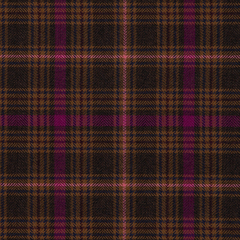 Hebridean Salmon Herringbone tartan swatch