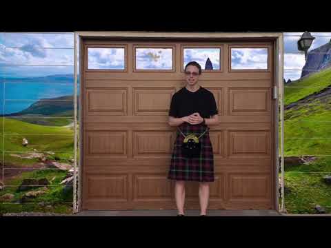  Decent Black Tartan Kilt - video