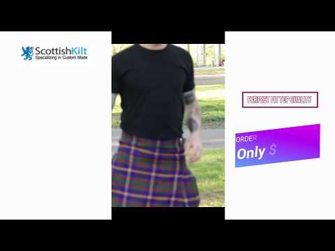  US Marine Corps Corporate Tartan Kilt - Video