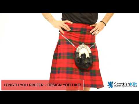 Robertson tartan kilt - Video