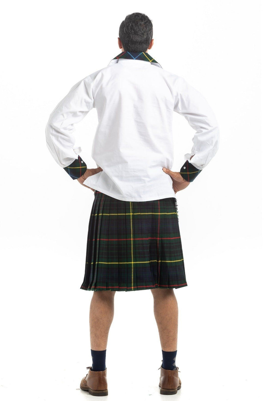 Stewart Hunting Tartan Kilt - Back