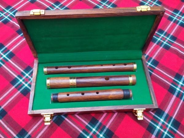 Irish Finger Flute Rosewood 3 parts